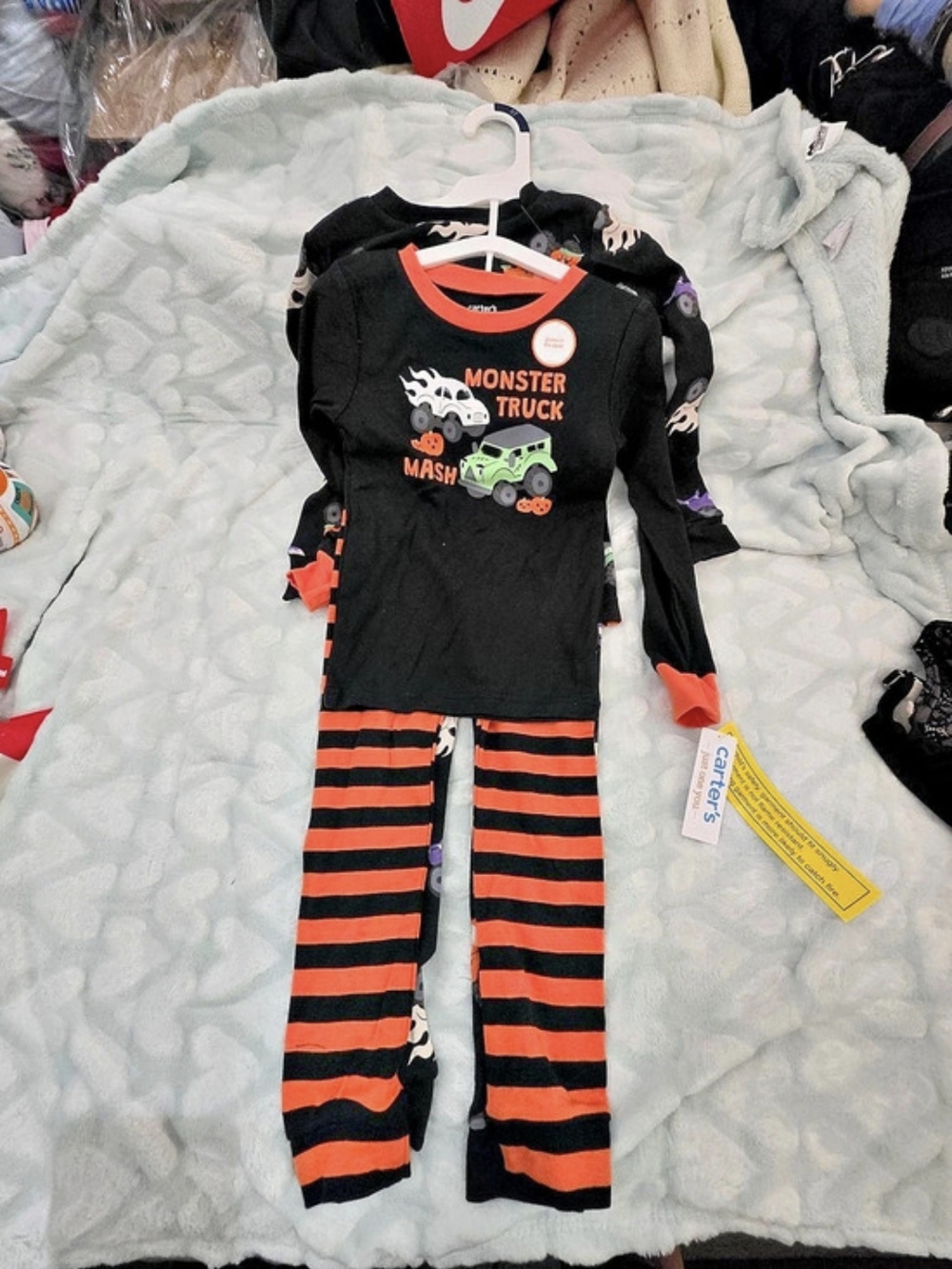 Carter's Monster Truck Mash 4-Piece Cotton Pajama Set Pajama Set Boys 5T
